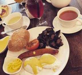 Poached Egg Breakfast in Singapore