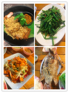 Food Dishes in Bangkok Thailand