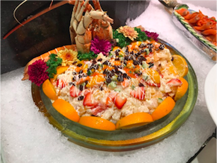 Fruit Salad at Vienna International Seafood and Teppanyaki Buffet Restaurant