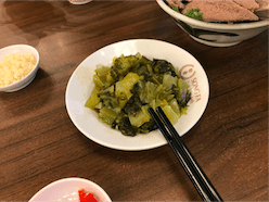 Salted Vegetables at Song Fa Bak Kut Teh
